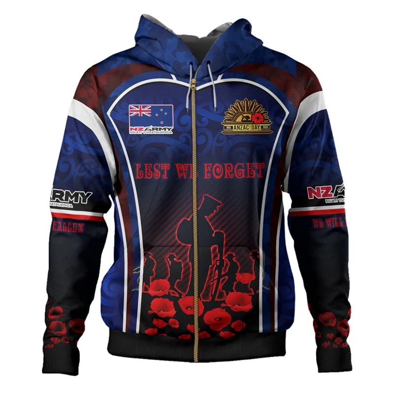 Худи в новозеландском стиле с 3D-принтом флага маори новые толстовки капюшоном и