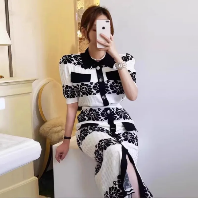 Neploe модные винтажные трикотажные топы с короткими рукавами для женщин + Y2k