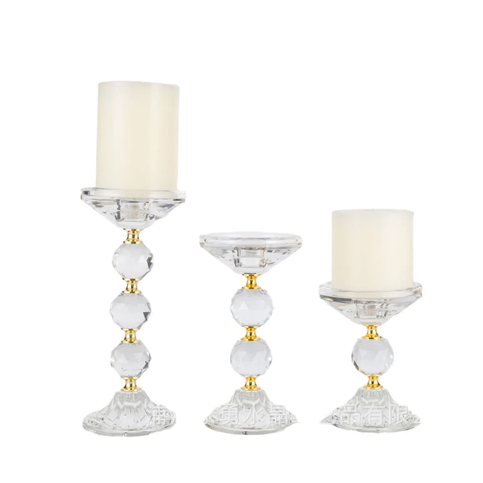 Держатель хрустальной свечи в уропейском стиле украшения для дома офисные