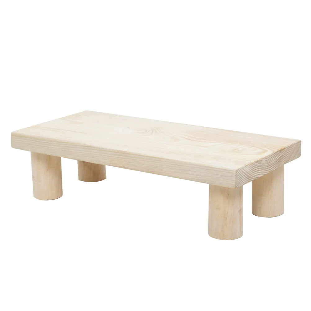 

1pc Kids Toilet Stool Bathroom Anti-slip Stool Washing Footstool (Wood Color)