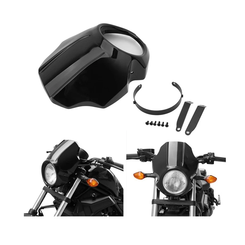 Обтекатель мотоцикла крышка фары ветрозащитный обтекатель аксессуар для Honda Rebel