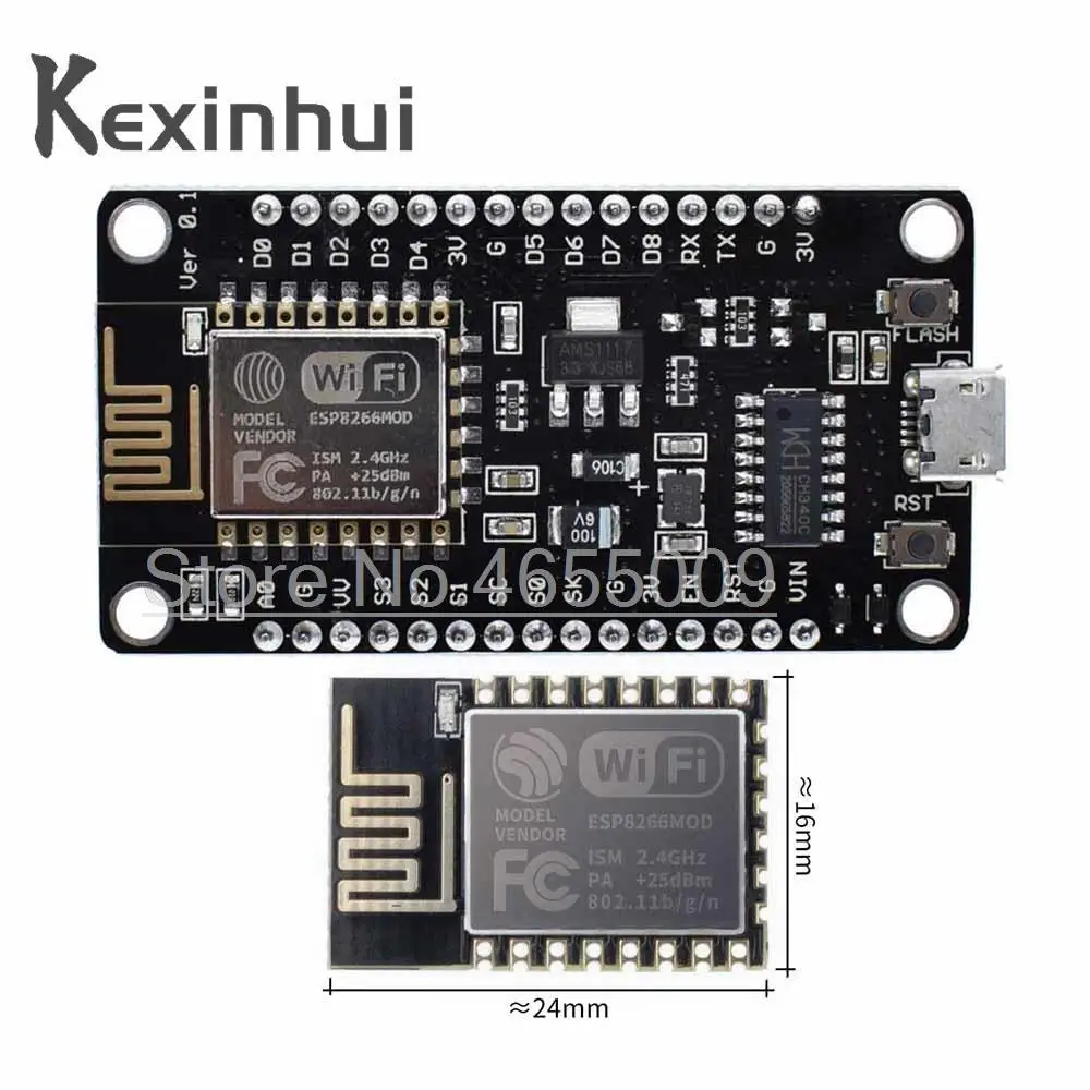 Модуль ESP8266 NodeMcu v3 Lua с Wi-Fi беспроводная плата CH340 для разработки Интернет вещей
