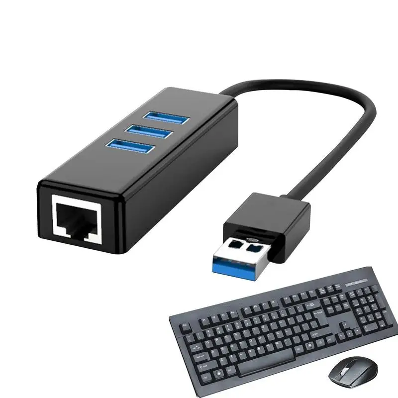 

Lenovos 4 порта s USB 3,0 100M Ethernet порт для интерфейса адаптер USB до 100M Ethernet порт док-станция концентратор для ноутбуков