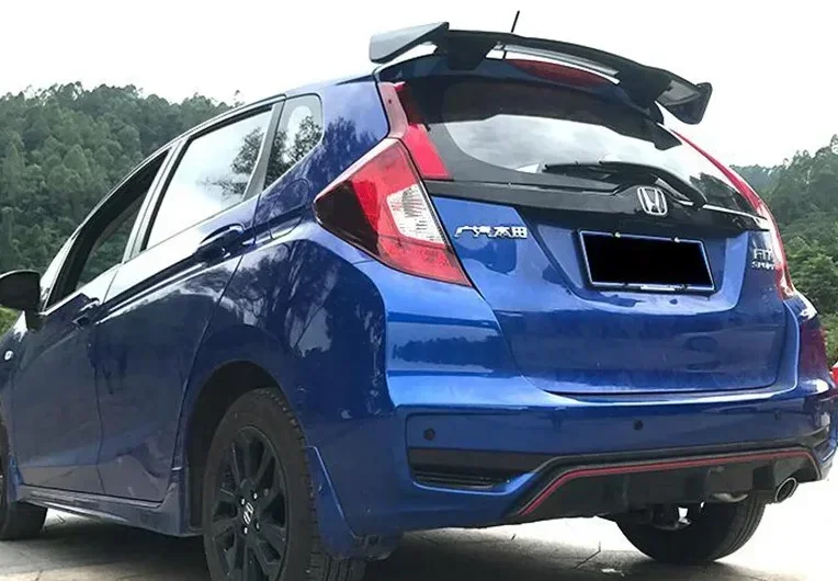 Для Honda Fit Jazz GK5 GR9 2004-2023 Задний спойлер Крыло Комплект кузова ABS Пластик