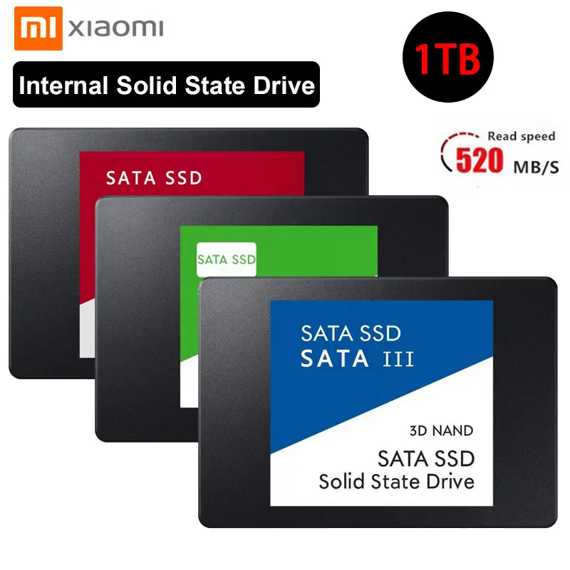 

Xiaomi Internal Solid State Drive Hard Disk 2TB SSD 2.5 Inch Sata III 1TB SSD Drive Hard Disk For Laptop Microcomputer Desktop