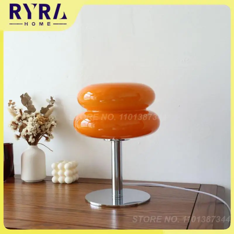 

Girl Heart Table Lamp Two-color Bulb Charging Convenient. New Egg Tart Table Lamp Bedroom Bedside Atmosphere Net Red Light 12w