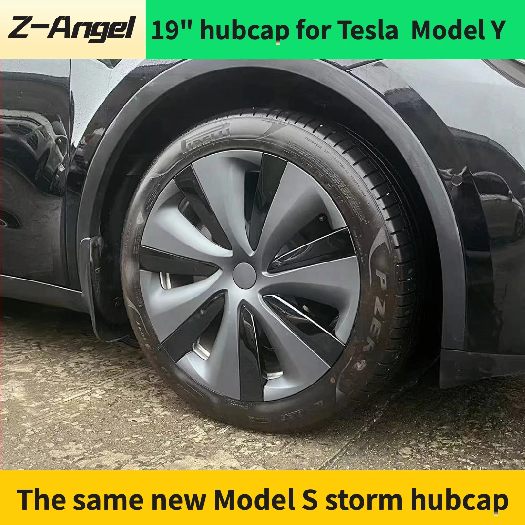

Такая же новая модель S storm hubcap для Tesla Model Y 2018-2023 19 "hubcap