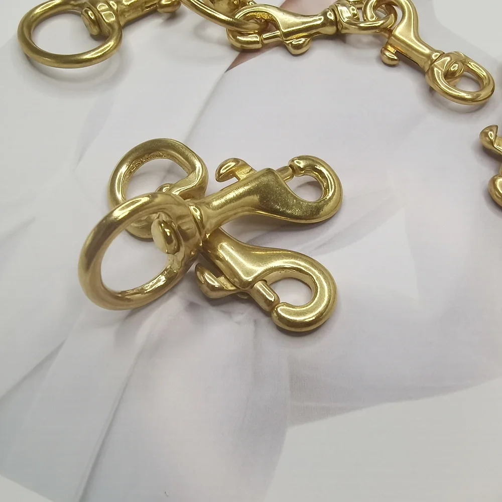 6 шт. латунные застежки-крючки для кожаных сумок