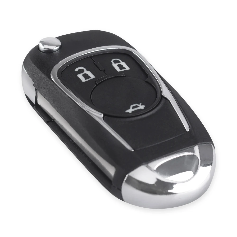 Раскладной Автомобильный ключ KEYYOU 3 BTN для сигнализации подходит Chevrolet Malibu Cruze Aveo