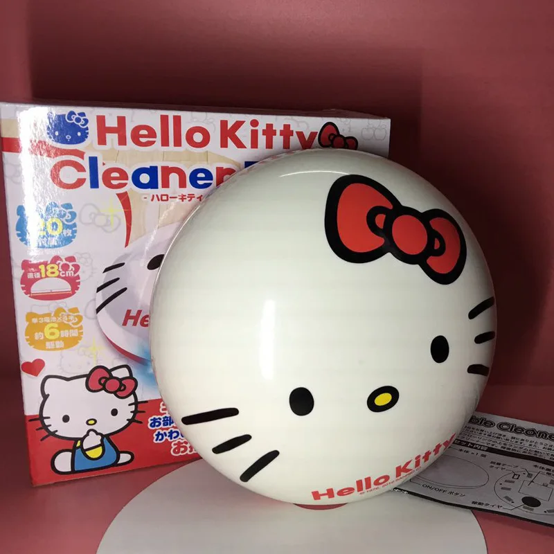 Sanrio-peluche Kawaii de My Melody Kitty Pompompurin para niñas, Mini Robot de barrido inteligente, juguetes de peluche de Anime, regalo