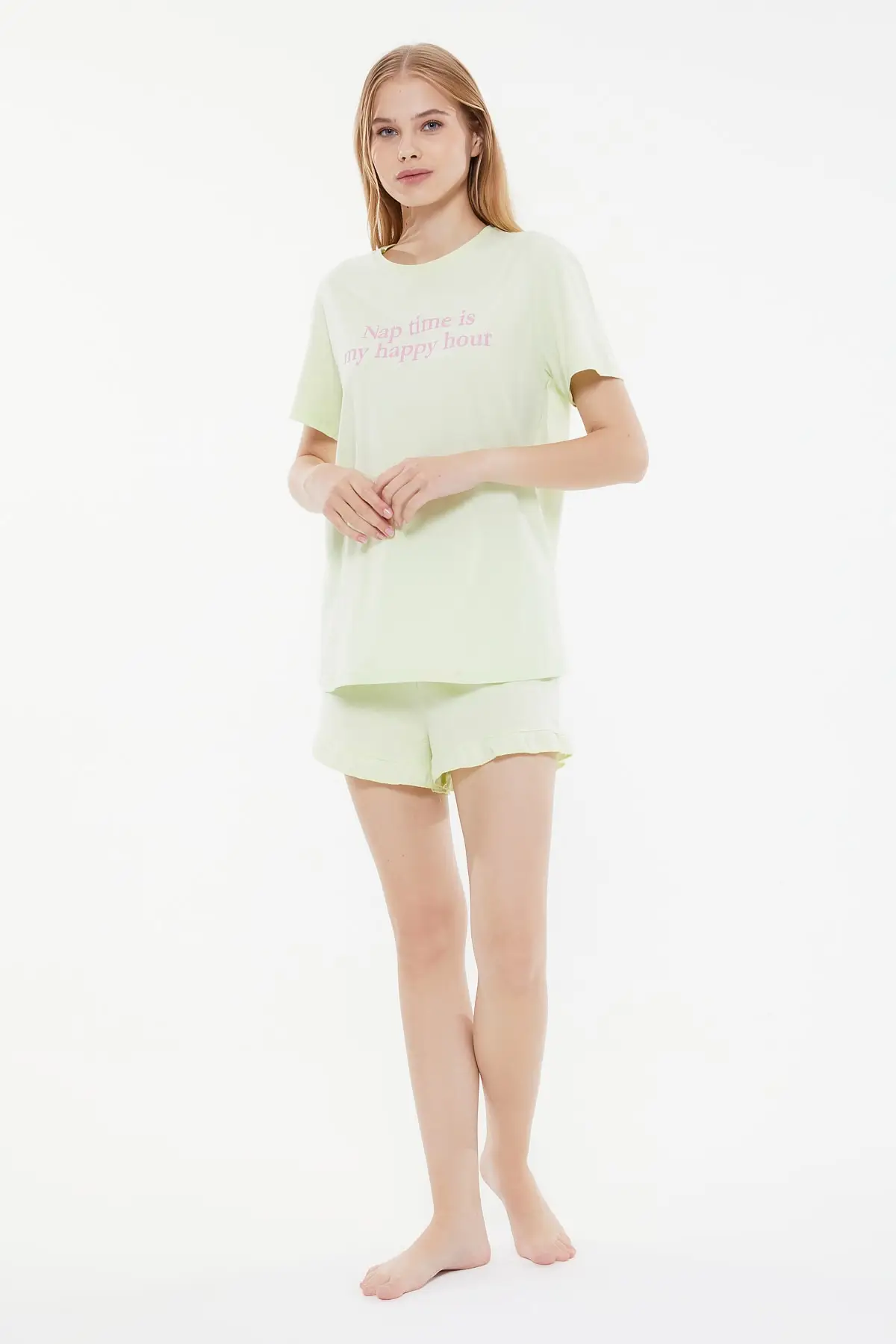 

Trendyol Printed Pajamas set THMSS21PT1056