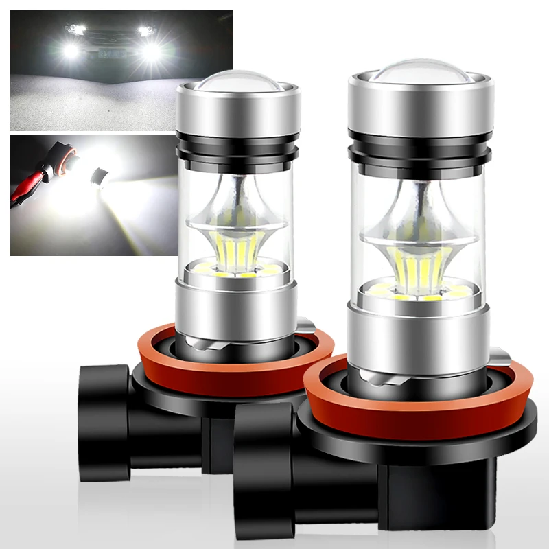

2 шт. Canbus LED H8 H11 9005 HB3 9006 HB4 Противотуманная фара PY24W H16 P13W Сигнал поворота DRL Парковочные дневные огни Белые автомобильные аксессуары