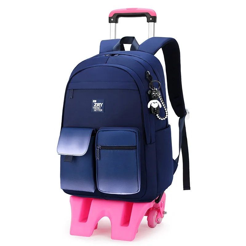 Kids Backpacks With Wheel Trolley Children School Bags Mochila Trolley Luggage For Girls Boys backpack Escolar Backbag Schoolbag
