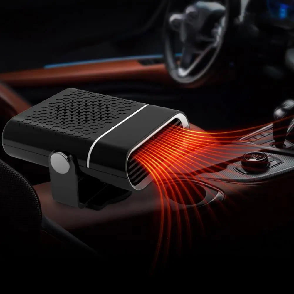 

Windscreen Fan Practical Rotating Multifunctional 12V 24V Portable Car Windshield Heater for ATV Car Defogger Car Heater
