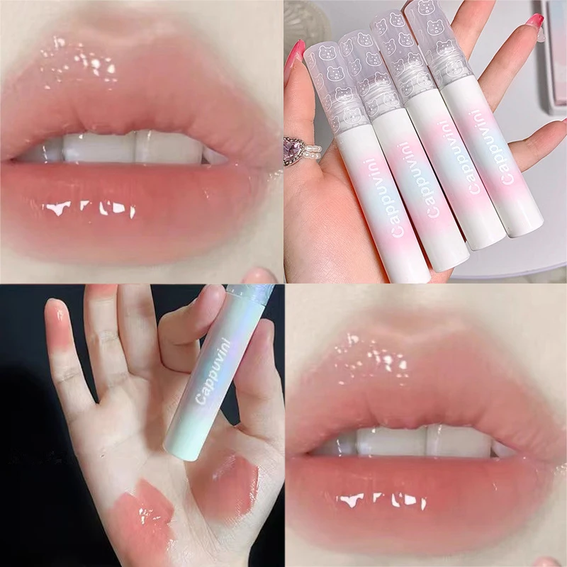 

Water Light Lip Gloss Transparent Mirror Moisturizing Waterproof Lasting Nude Red Pink Liquid Lipstick Clear Lip Makeup Cosmetic