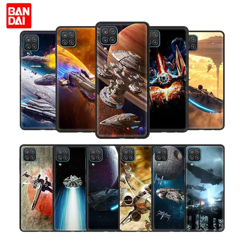 

Cool Star Space Ship Wars Case for Samsung Galaxy A12 A02 A02s A21s A22 A32 A51 A52 A72 4G 5G Silicone Cover Funda Capinha Black