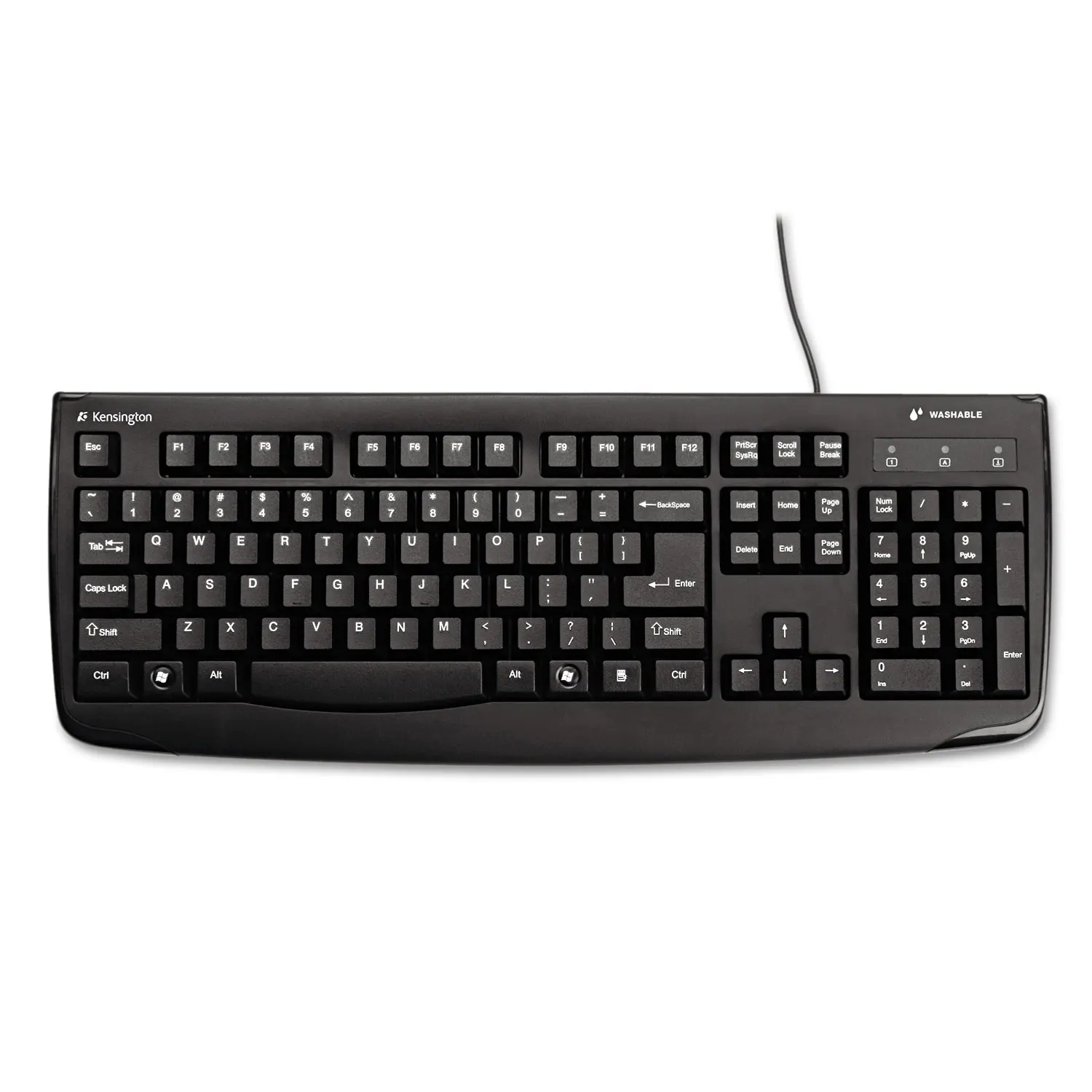 

Моющаяся USB-клавиатура Pro Fit, 104 клавиш, Черная