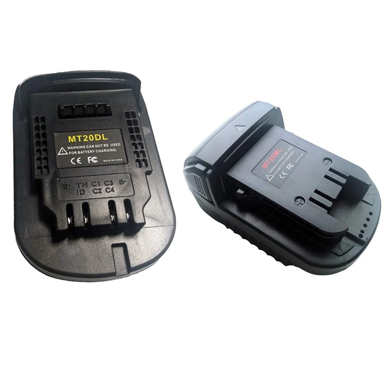 

2 Pcs Battery Adapter Converter For Dewalt Tool Convert MT20DL & MT20ML