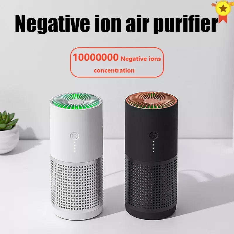 

Purifier For Home True HEPA Filters Compact Desktop Purifiers Filtration with Night Light Air Cleaner USB Mute Car home