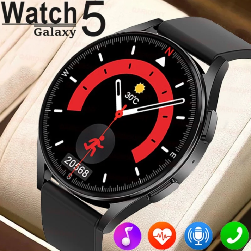 

Новые смарт-часы для мужчин и женщин для Samsung IOS полный сенсорный экран Galaxy Watch 5 водонепроницаемый пользовательский циферблат Мужские часы для Android IOS