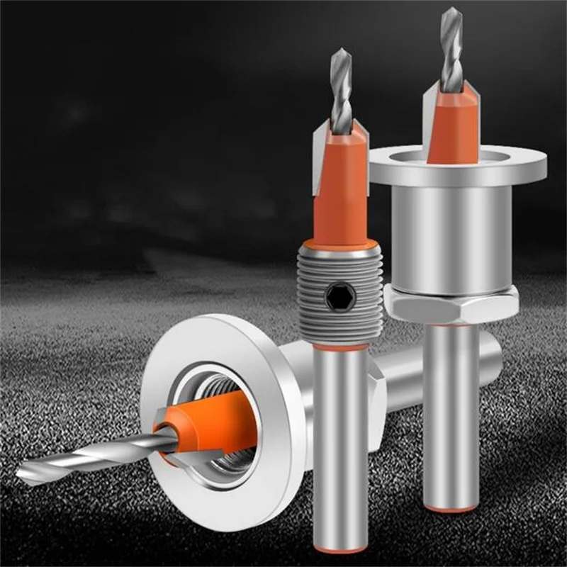 

1pc 8mm Shank HSS Countersink Drill Bit Woodworking Router Bit set Milling Cutters Screw Extractor Demolition Wood Drilling