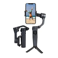 3 axis handheld gimbal folding portable anti shake stabilizer for smartphone selfie vlogging