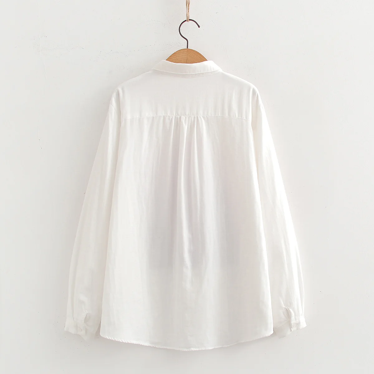 Блузка женская из 100% хлопка с длинным рукавом