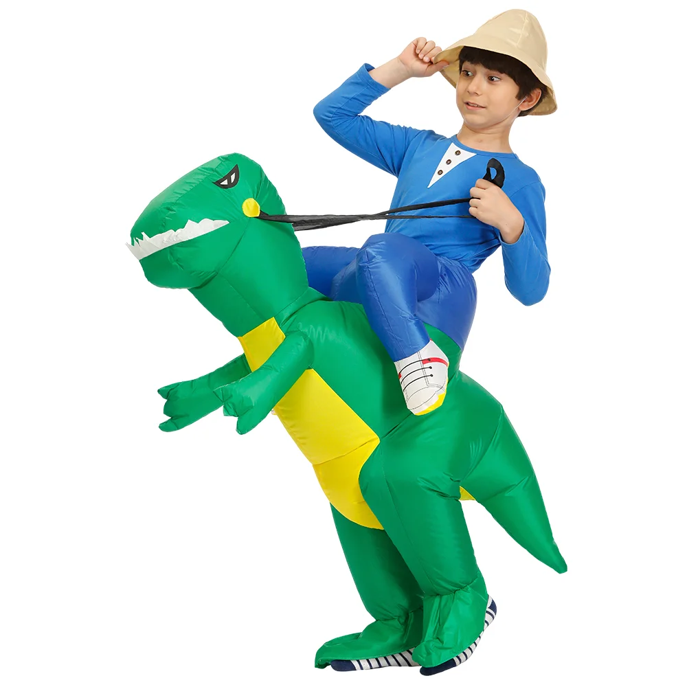 

Animal Child Costume Kids Inflatable Dinosaur Boy Girls Party Cosplay Halloween Suit Anime Purim Dino For Men Women Dress