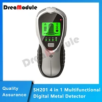 sh201 wall scanner detector 4 in 1 multifunctional digital metal detector with lcd display for wood ac wire metal stud detection