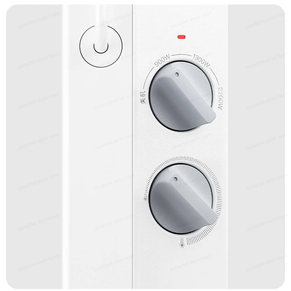 Электрические обогреватели XIAOMI MIJIA, 2-я версия термостата, мощность 200 Вт, 3 настройки нагрева, несколько функций безопасности, версияCN с адаптером (art.: 3920d2fd1cfda) - 3920d2fd1cfda