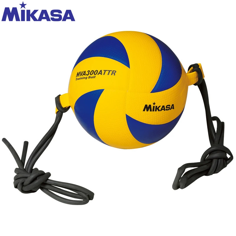 MIKASA Volleyball MVA300ATTR FIVB Competition Training Ball with Elastic Rope for Fixed Point Spiking Training Volleyball