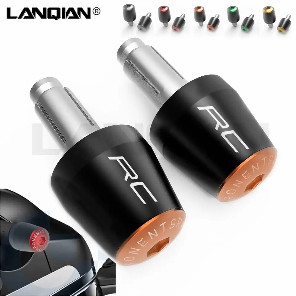 

For RC 125 200 390 Motorcycle Handlebar Grips End Cap Anti Vibration Silder Plug RC8 RC390 RC200 RC125 2009-2019 Accessories