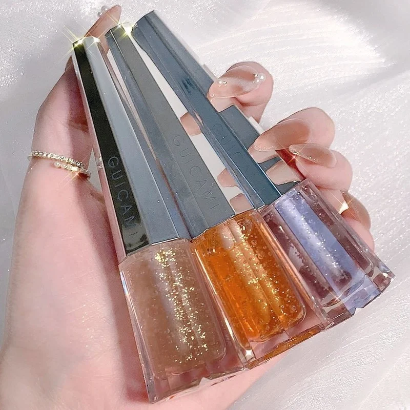 

Глянцевый увлажняющий бальзам для губ, зеркальный водный блеск для губ, прозрачный полированный блестящий блеск для губ, косметика для дево...