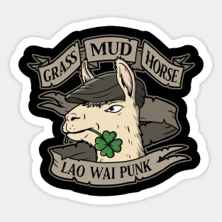 

Lucky Llama 5PCS Stickers for Home Kid Decor Bumper Anime Living Room Background Car Water Bottles Art Laptop Funny Cartoon