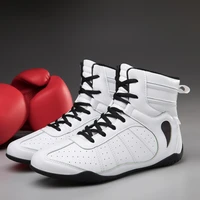 new mens professional fighting wrestling shoes womens high top boxing shoes mens wrestling training shoes weightlifting shoes