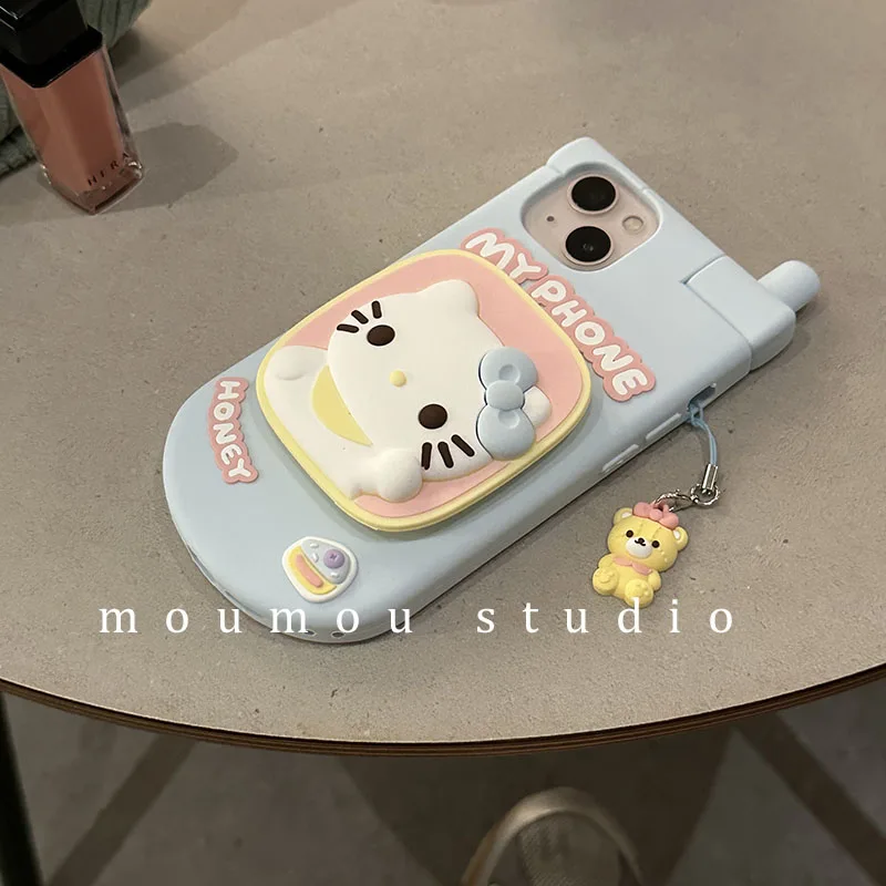 

Силиконовый чехол Sanrio Hello Kitty, подходит для Apple 11Iphone 12, 13 дюймов