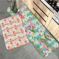 cartoon flamingo room mats cheaper anti slip modern living room balcony printed bedside area rugs