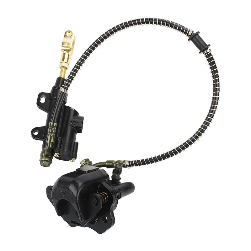 

Rear Brake MasterCylinder Caliper Assembly Replacement Brake Caliper Assembly Fit for 110cc Chinese ATV QuadScooter