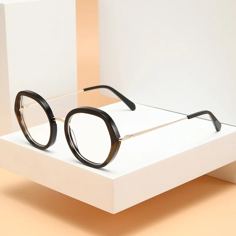 Винтажные оправы для очков с защитой от синего света мужчин и женщин оптическая