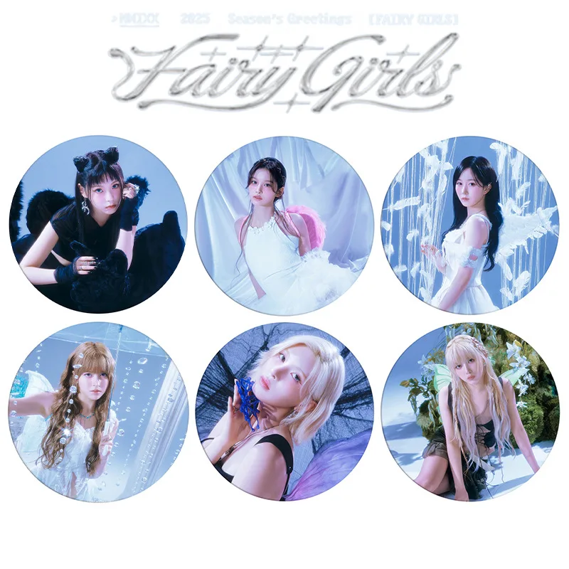 NMIXX Fiary для девочек сезонные приветствия жесть броши Sullyoon Bae Haewon Kyujin Jiwoo милый