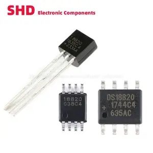 5PCS DS18B20 18B20 TO92 SOP8 MSOP-8 DS18B20+ DS18B20Z DS18B20U +T&R DIP SMD Programmable Digital Thermometer Temperature sensor