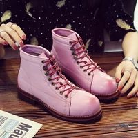 winter womens fashion boots genuine leather retro high end boots leisure ankel boots luxury motorcycle shoes woman botas mujer