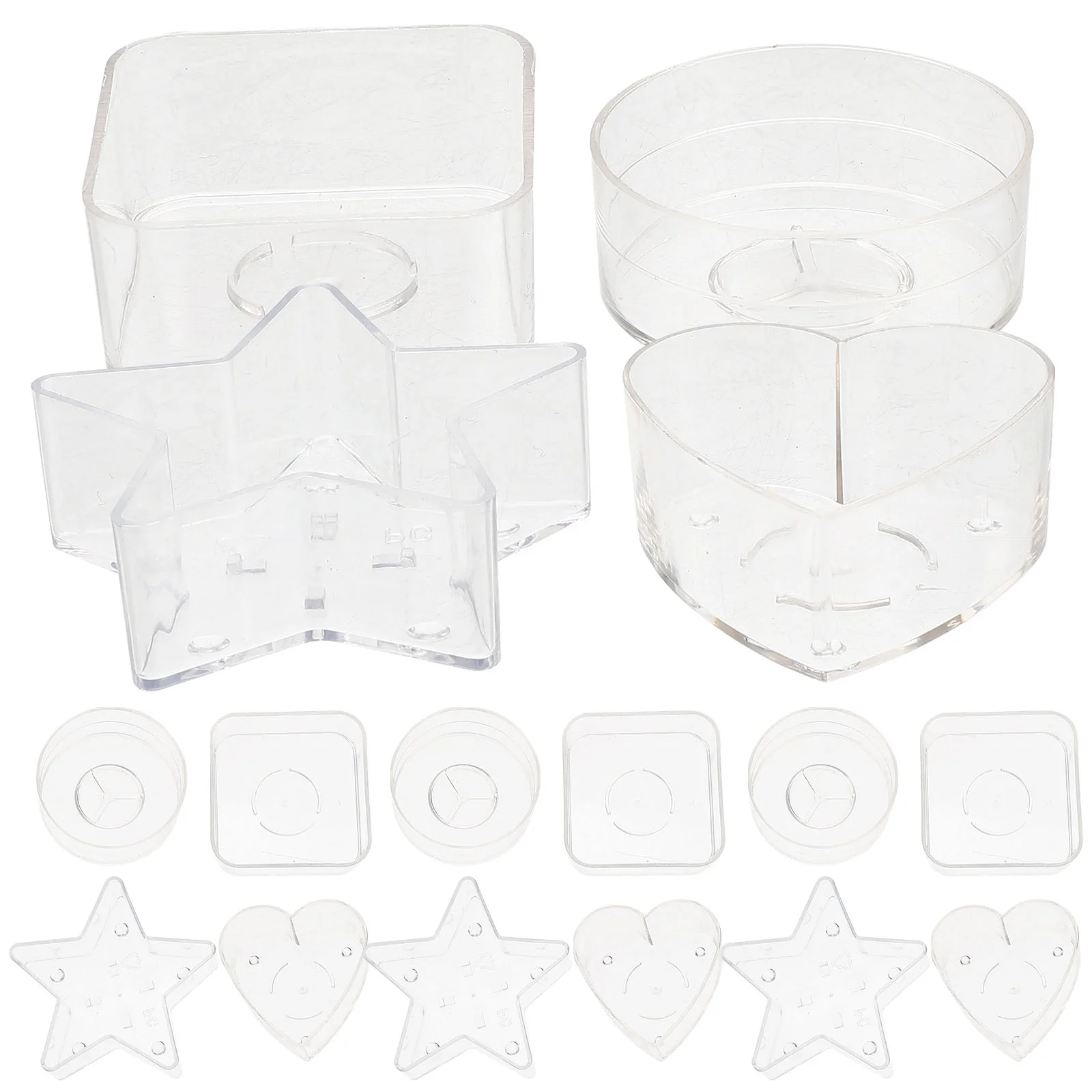 

Plastic Votive Making Containers Cups Cup Jar Holders Tea Holder Light Molds Supplies Empty Container Jars Wax Melt Clear