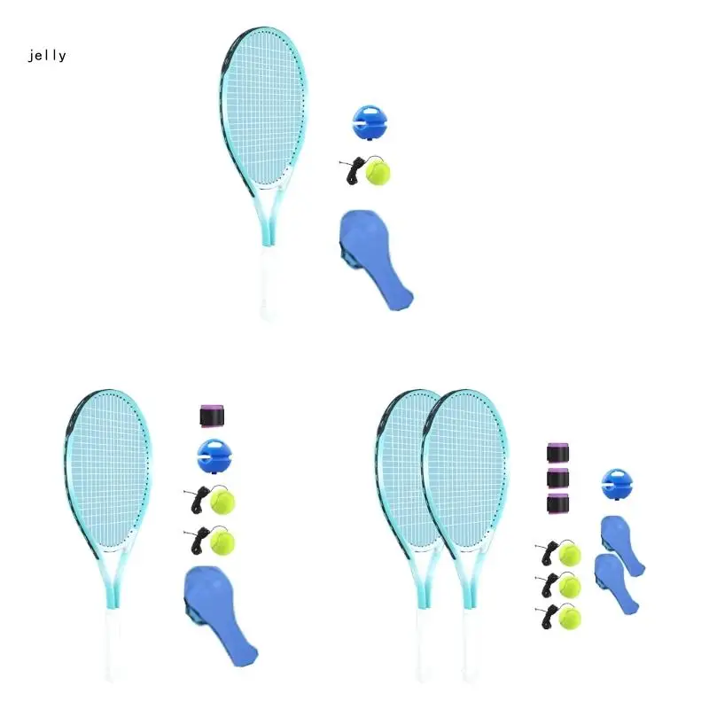 Теннисный тренажер для тренировок детский теннисный портативный одно теннисное