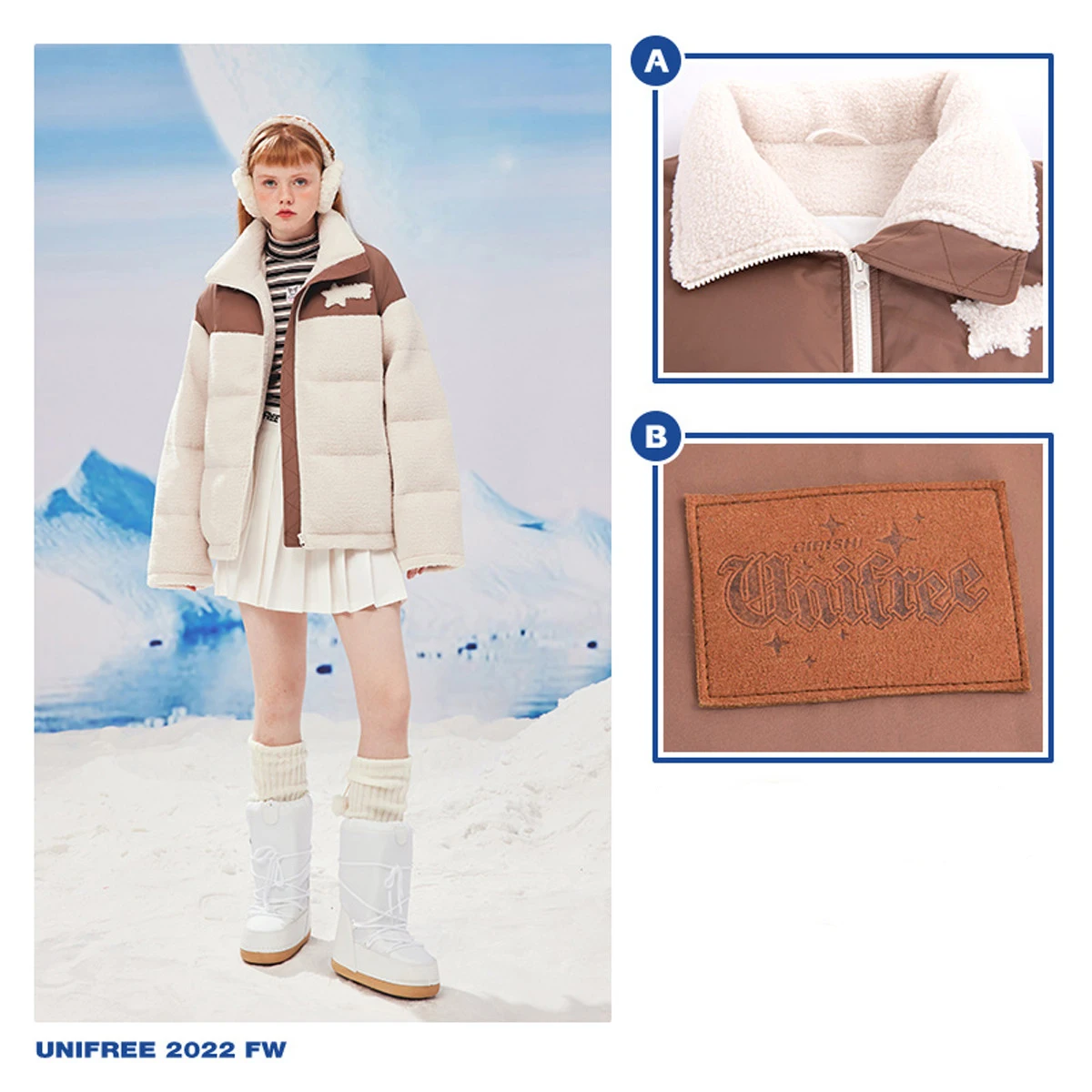 Рисунок 2 - Модные зимние хлопковые куртки UNIFREE