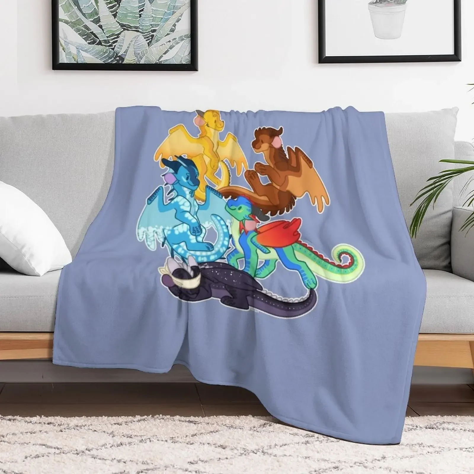 Драконы судьбы — одеяло WOF Wings of Fire движущиеся пляжные дорожные одеяла