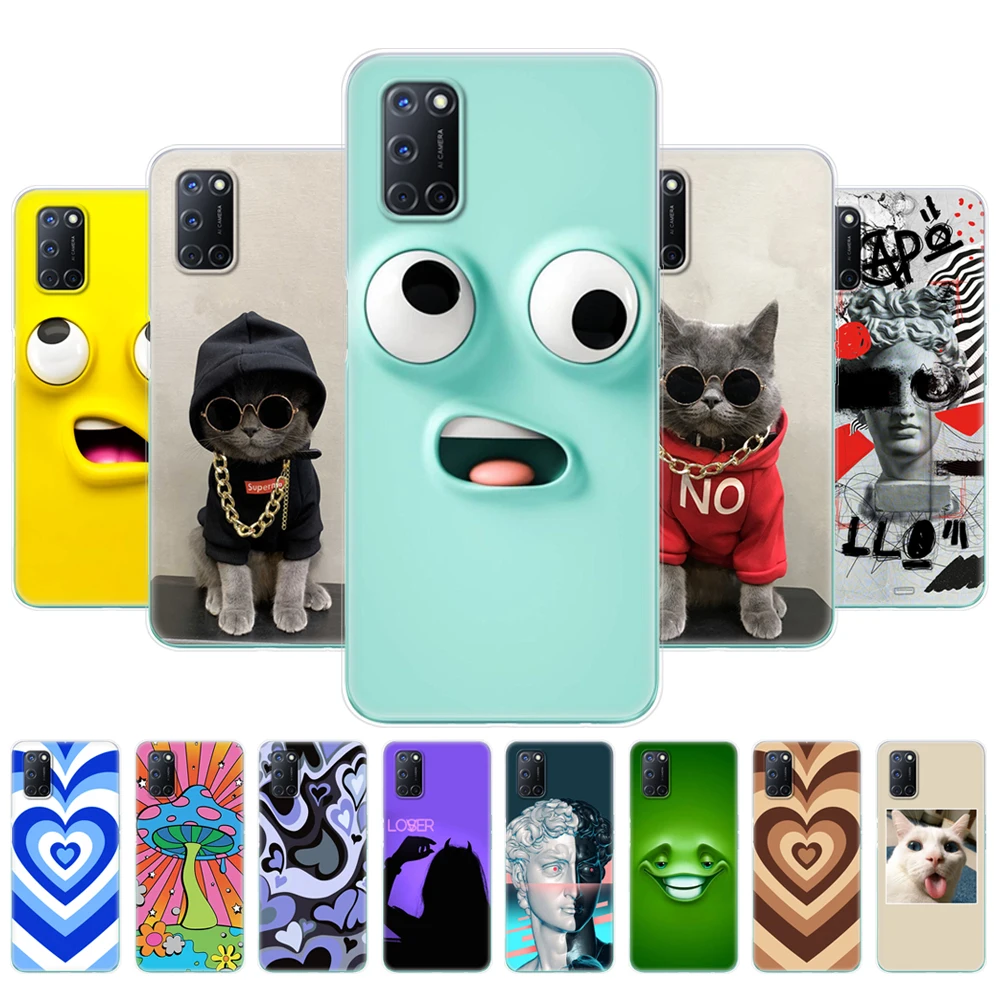 

For OPPO A52 A92 A72 Case 6.5" Silicon Soft TPU Phone Back Cover For OPPO A 52 72 92 Case OPPOA92 OPPOA72 OPPOA52 Case Bumper