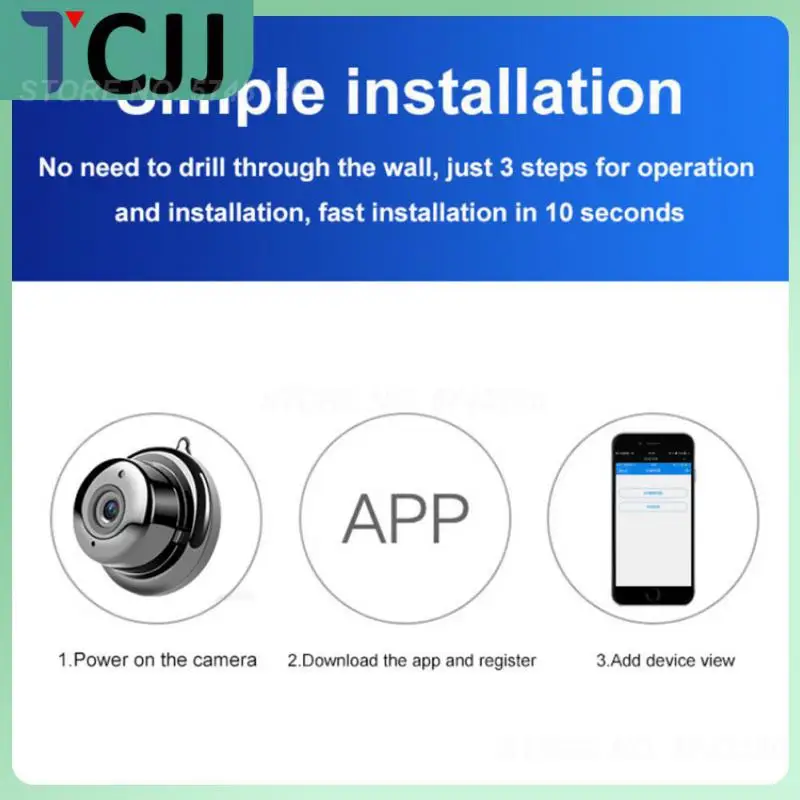

Night Ip Camera Mini Two Way Audio Baby Monitor Infrared Night Vision Indoor Camera Home Security V380 1080p Wifi