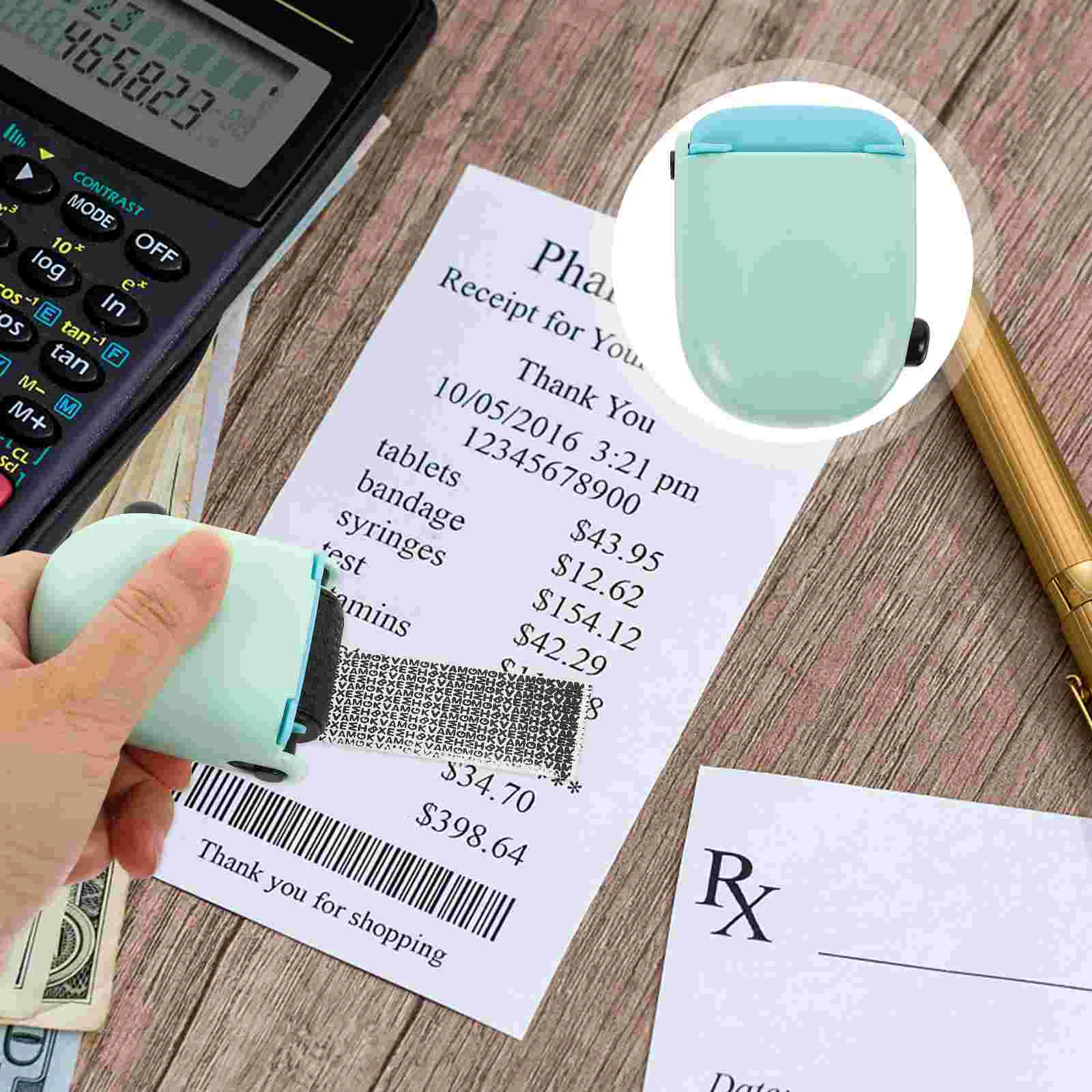 

Secrecy Stamp Toy Address Eraser Anti Stress Stamps Information Protection Stamper Impression Identity Abs Privacy Guard