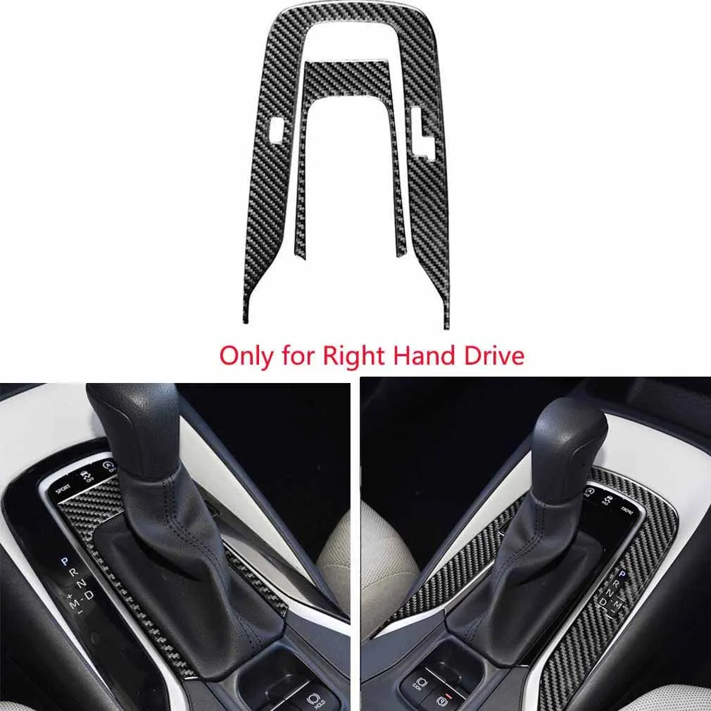 

Carbon Fiber Interior Gear Shift Frame Cover Sticker For Toyota Corolla​ 2019-20 Right Hand Drive